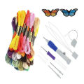Magic DIY Hand Embroidery Pen Patch Knitting Sewing Tool Kit Punch Needle embroidery thread embroidery threads mulina hilos. 