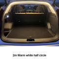 Car Trunk LED Strip Lights for The Interior Decoration of The Vehicle, Featuring Neon Lights and DIY Ambient Light Strips.