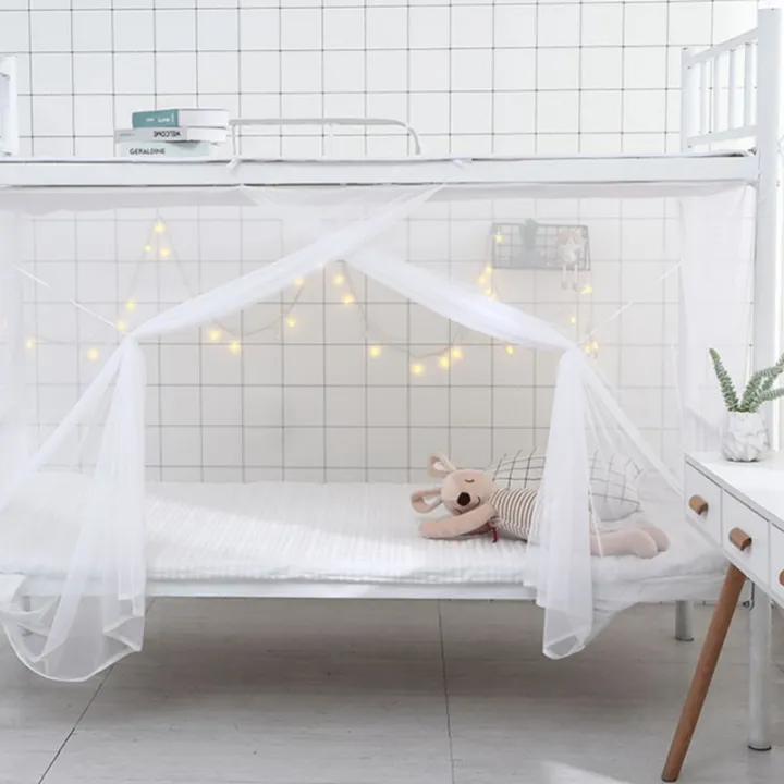 4%20Corners%20Mosquito%20Net%20Princess%20Lace%20Poster%20Bedding%20Canopy%20Netting%20Full%20Sizes%20Netting%20Bedding%20Home%20Textile%20-%20Image%204