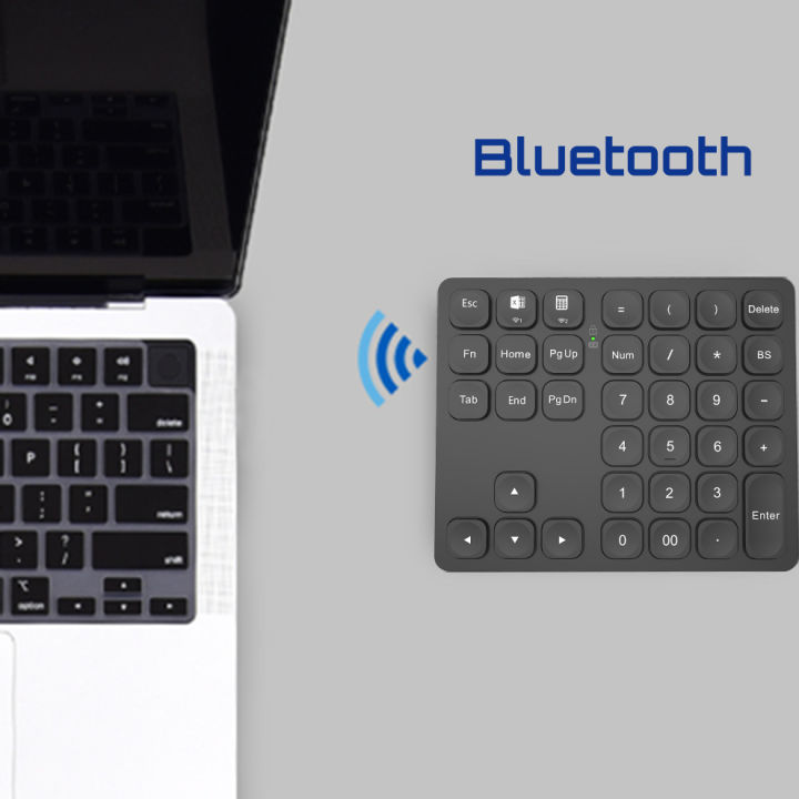 BOW%20Dual%20Bluetooth%20Numeric%20Keyboard%20Rechargeable%20Wireless%20Number%20Numpad%20for%20iPad%20Laptop%20Windows%20ios%20Slinet%20Digital%20Keyboard%20-%20Image%202