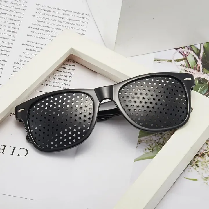3%20styles%20Men%20And%20Women%20Improving%20Vision%20Anti%20Myopia%20Astigmatism%20Glasses%20With%20Holes%20For%20Correcting%20Fatigue%20Pinhole%20Glasses%20-%20Image%202