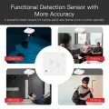 Tuya Zigbee WiFi  Human Presence Sensor MmWave Radar Detector With Luminance Sensor For Smart Home Smart Life replace PIR Sensor. 