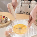 USB electric milk frother, handheld milk coffee machine, 3-speed wireless egg beater, kitchen mixer, multifunctional food mixer.