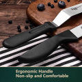 Stainless Steel Serrated Bread Knife Slices and Cuts Without Crumbling Cake Slicer Toast Saw Cake Spreader Sandwich Knife Baking.