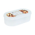 3 compartments removable food storage box 850 ml capacity. PS-01097/3 keyway plastic food container box. 