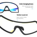 Photochromic Cycling Glasses Sunglasses Men Women Mountain Bike Road Eyewear UV400 Bicycle Riding Outdoor Sports Hiking Goggles.