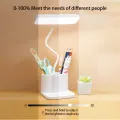 USB LED Table Lamp 3 Colors Eye Protection College Student Book Reading Lamp Night Light For Bedroom Bedside Learning Dormitory. 