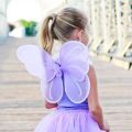 Fairy Wings Set For Girls 8 Color Buterflly Wings  Stick & Hairband Kids Party Dress Costume. 