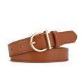 Women's Belt Fashion Pin Buckle Thin Belt Genuine Luxury Soft Belt Women with Cargo Pants Jeans Windproof Belt PU Leather Belt. 