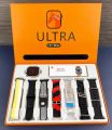 Ultra 7 in 1 Strap Smartwatch 49mm | Series 8 Ultra Smart Watch 49mm with 7 pair Stras | Bluetooth Calling | Sports Mood. 