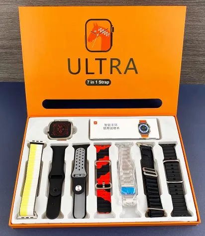 Ultra%207%20in%201%20Strap%20Smartwatch%2049mm%20%7C%20Series%208%20Ultra%20Smart%20Watch%2049mm%20with%207%20pair%20Stras%20%7C%20Bluetooth%20Calling%20%7C%20Sports%20Mood%20-%20Image%204