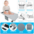 Kids Airplane Bed Breathable Children Airplane Seat Extender Portable Planes Foot Rest Travel Essentials Airplane Foot Hammock.