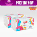 Partex Hand Towel 200 pcs x 2 ply (white) Poly 2 pcs combo pack.