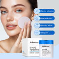4.5% AHA Lactic Acid & 0.45% BHA 0-pore Toner Pad Salicylic Acid Dual-Textured Facial Toner Pads for Exfoliation and Pore Care.