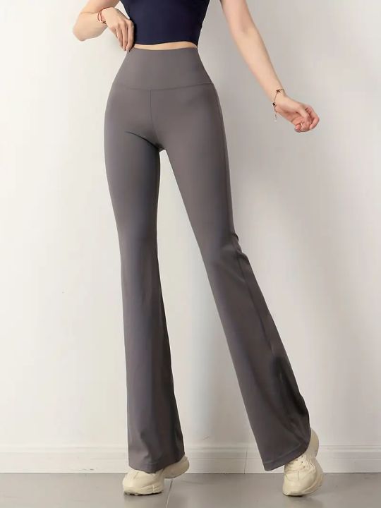 High%20Waisted%20Flared%20Leggings%20Tummy%20Control%20Flared%20Trousers%20Yoga%20Pants%20For%20Women%20-%20Image%207