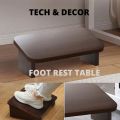 foot rest table, wooden foot rest under table, office use, gaming setup foot rest, for comfort leg rest, foot rest stool.. 