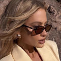 Luxurious Rectangle Sunglasses Women Oval Vintage Brand Designer Square Sun Glasses Men Shades Female Eyewear. 