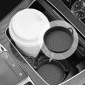 SEAMETAL 2Pcs Car Coaster Water Cup Holder Silicone Non-slip Drink Cup Mat Waterproof Heat Insulation Car Cup Mat Accessories. 