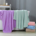 Duck feather bath towel soft non-irritating surface water absorbent adult 90x180cm deep stitched. 