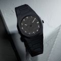 Arabic Aura Date Quartz Watch Black PC Plastic watch for men - Arabic Aura Watch - Black Arabic Watch.