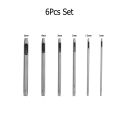 6pcs Leather Hole Punching Tools Steel Hollow Round Hole Puncher - , Durable Round Cutters For Watch Bands, Belt, Paper. 