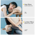 1PC Inflatable Travel Neck Pillow for Airplane Train Car Washable Pillowcase U Shaped Office Napping Pillow, Adjustable and Soft.
