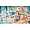 Anime One Piece OPCG DIY GAME Card PlayMat Comic Book Series Luffy Nami Ace Sabo Hobby Collection Toys. 