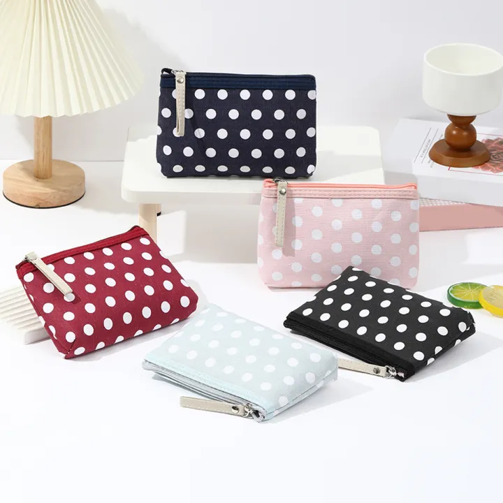 Small%20Fresh%20Canvas%20Dot%20Makeup%20Bag%20Simple%20and%20Portable%20Skincare%20Storage%20Bag%20Korean%20Version%20Student%20Pencil%20Case%20Wallet%20-%20Image%203