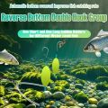 3PCS Reverse Off Bottom Double Hook Line Set Reverse Fishing Hook Subline Teaser Fishing European Carp Inverted Rig.