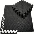 16Pcs Non-slip Waterproof Fitness Mat Shock-absorbing Floor Protection Splicing Exercise Mat Power Yoga Training Floor Tiles.