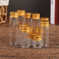 10 Pieces 5ml/7ml/10ml/14ml/18ml/20ml Glass Bottles With Aluminium Lids Small Mini Glass Jars 6 Sizes U-pick. 