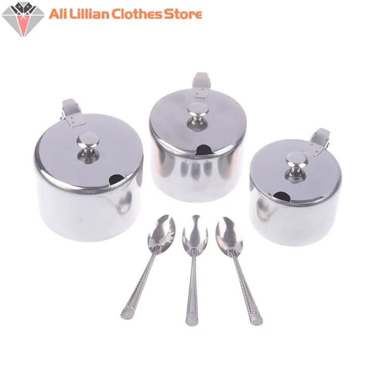 Practical%20Stainless%20Steel%20Sugar%20Bowl%20With%20Handle%20Lid%20Spoon%20Dustproof%20Waterproof%20Seasoning%20Jar%20Kitchen%20Restaurant%20Spice%20Container%20-%20Image%203