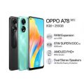 Oppo A78 8GB + 8GB RAM 256GB Memory FHD+ Amoled Display 67W SuperVooc Charge 5000 mAh Large Battery 50MP Camera PTA Approved Box Packed. 