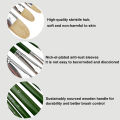 6pcs/Set,Pig Bristle Artist Oil Painting Brushes Cheese Painting Brush Tongue Peak Painting Brush Set Drawing Art Supplies.