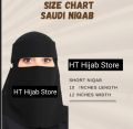 Saudi style short naqaab. 