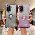 Gorgeous Round Jewelry Glitter Luxury Ring Phone Holder Case On For  Redmi A5 4G Girl Woman Used Anti-knock Stand Cover. 
