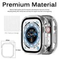 Soft TPU Protective Case for iWatch Ultra 49mm, Anti Scratch Shell, Screen Protector, Durable Cover. 