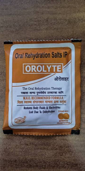 Pack of 20 OROLYTE (Oral Rehydration salts)