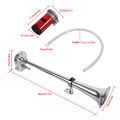 12v 150db Super Loud Single Trumpet Air Horn Compressor Car Boat Truck Lorry. 
