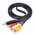 AKASH DTH AV Cable - Akash digital TV AV Cable - CRT TV - 3 in 1. 