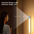 Motion Sensor LED Night Light Type C Rechargeable Induction Lamp for Wardrobe Bedside Cabinet Mirror Wireless Led Strip Tube. 