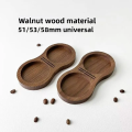 Walnut Wood Coffee Tamper Station Professional Non-Slip Bottom Coffee Tamper Storage Base Multi-functional Stable.