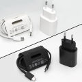 Samsung S23FE A06 Usb Type C 25W Super Fast Charge Charger PD EU Wall Power Adapter Cable For Galaxy A52 A54 A53 A34 A73 S24 A25. 