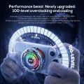 MEMO CX26 Cooling Fan - Magnetic Phone Cooler - RGB Stylish Light - 30w High Power Cooling Flagship - CX-26 Mobile Phone Cooler For Gaming With Magnetic Sheet and Back Clip - Three Controled Modes. 