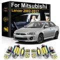For Mitsubishi Lancer 7 8 9 10 EVO 2003 2005 2006 2007 2008 2009 2010 2011-2017 Canbus LED Interior Lights License Plate Lamp. 