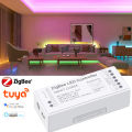 Zigbee 3.0 WiFi LED Controller 2.4GHz CCT RGB RGBW RGBCCT LED Strip Tuya GatewayHue Bridge Smart Things Remote Control DC5V-24V. 