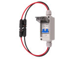 DC PV Disconnect Switch Box with DC 600V 63A MCB IP65 HT 2Ways Waterproof Box 1 in 1 out Solar photovoltaic PV Combiner Box. 