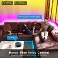 Tuya Wifi FCOB RGBCCT LED Light Strip 24V 6Pin 5in1 RGBCCT LED Strip Light Controler 4 Scene 4 Zone Touch Panel for Alexa . 