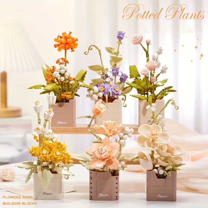 Flower%20Creative%20Puzzle%20Assembly%20Building%20Blocks%20Ornaments,%20%20Valentine's%20Day%20To%20Send%20Friends%20And%20Family%20Holiday%20s%20-%20Image%202