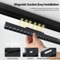 LED Magnetic Track Light Embedded 48V COB Linear Spotlight Rail Ceil Lamp Living Room Without Main Light Lighting Grille Lamps. 